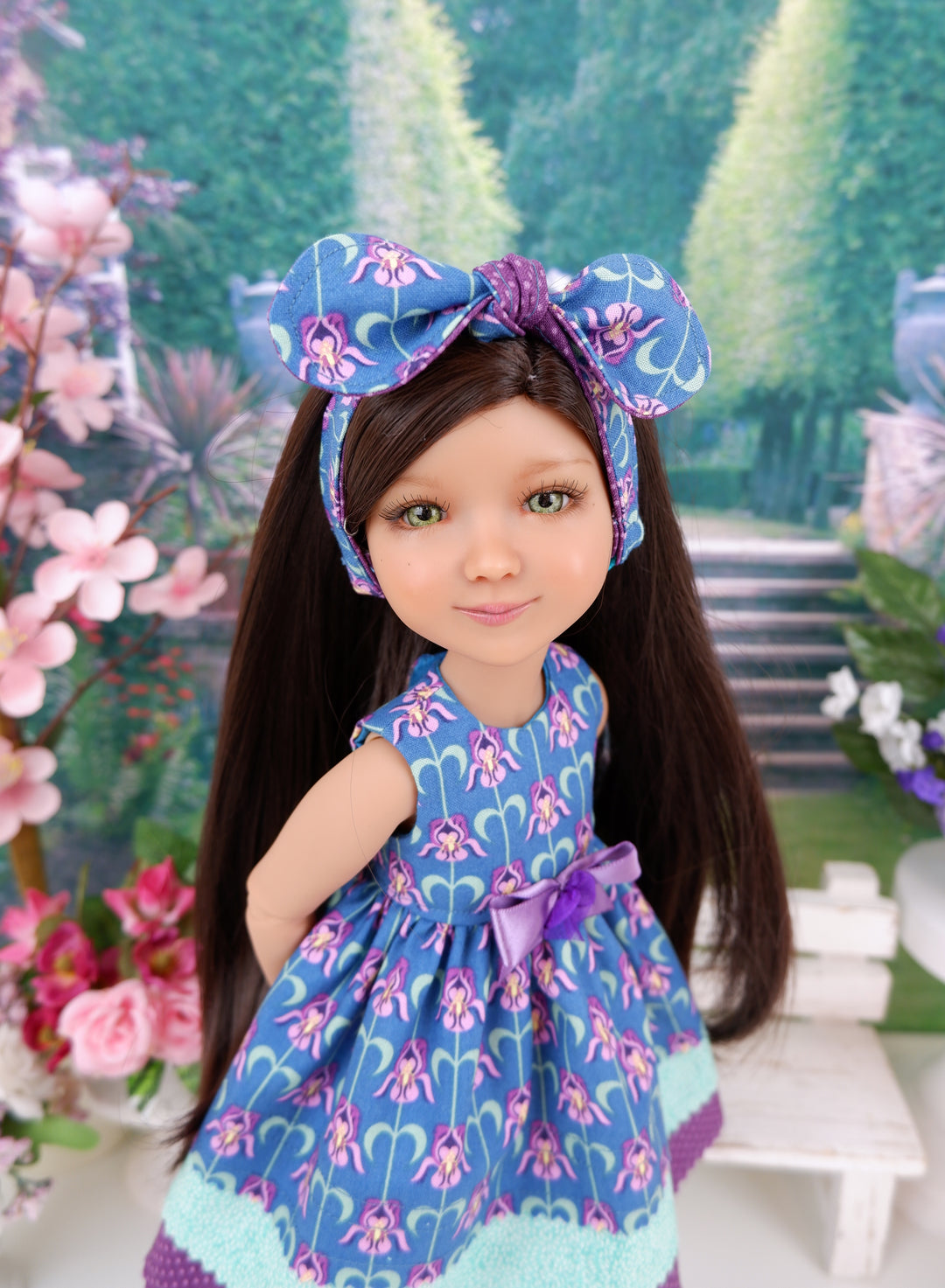 Pretty Iris - dress with shoes for Ruby Red Fashion Friends doll