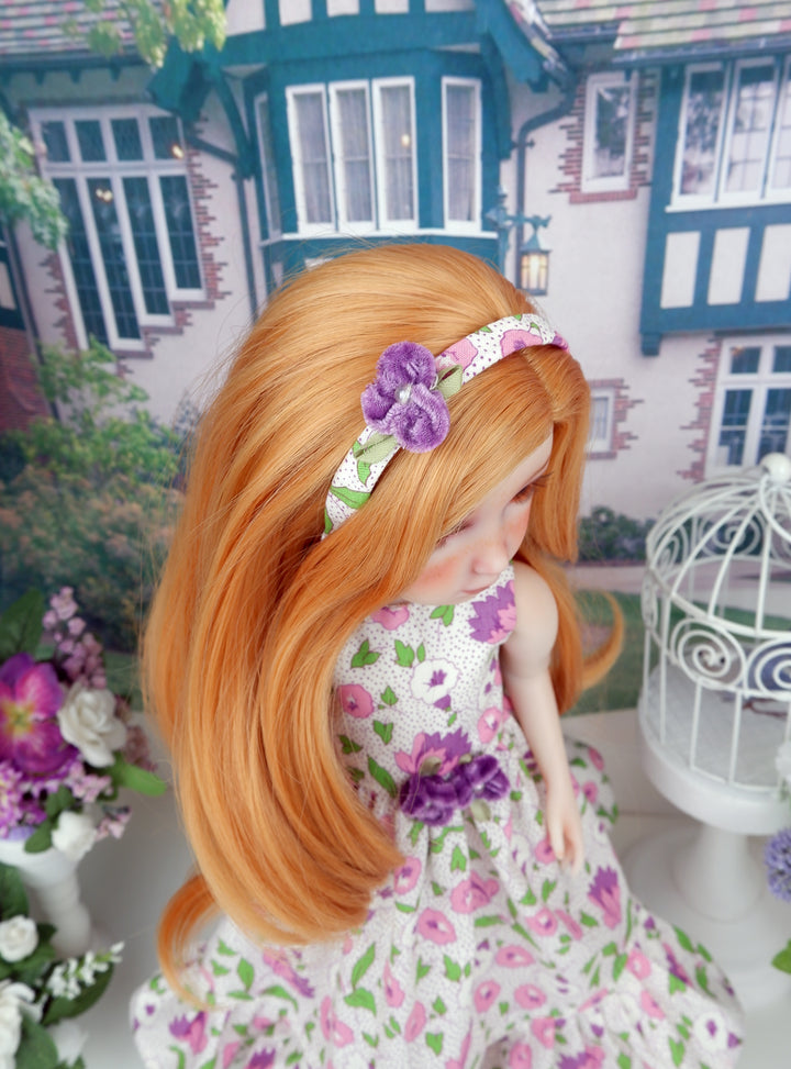 Pretty Morning Glory - dress with shoes for Ruby Red Fashion Friends doll