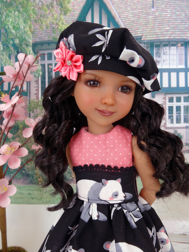 Pretty Panda - dress ensemble with shoes for Ruby Red Fashion Friends doll