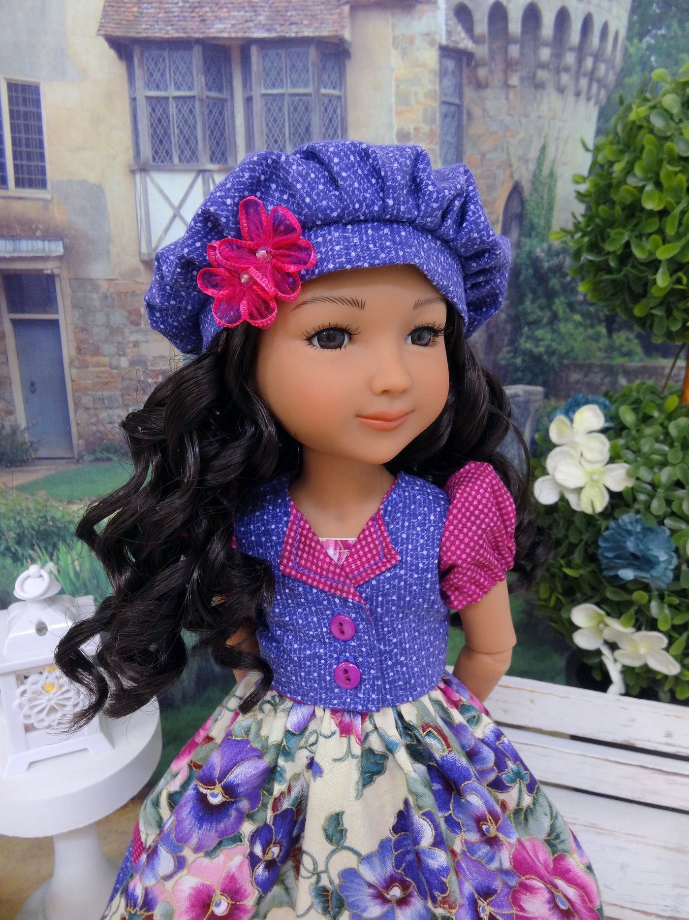 Pretty Pansy - dress & jacket for Ruby Red Fashion Friends doll