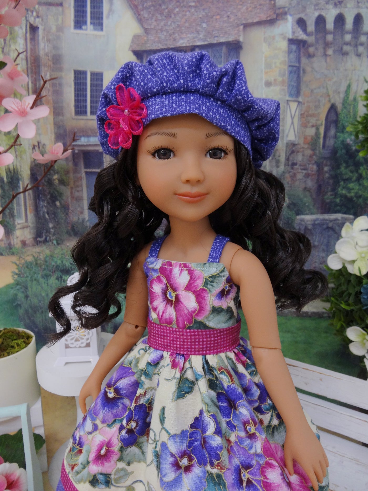 Pretty Pansy - dress & jacket for Ruby Red Fashion Friends doll