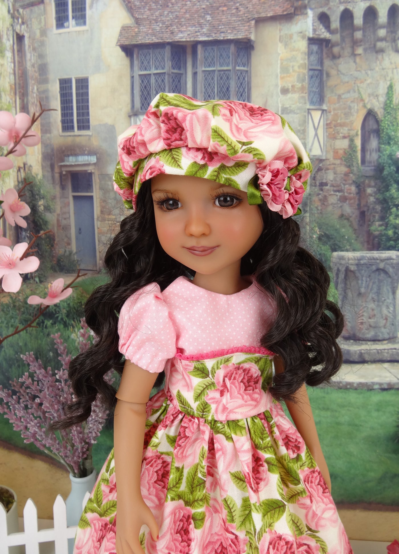 Provence Rose - dress and shoes for Ruby Red Fashion Friends doll
