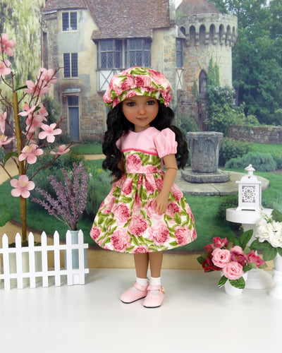 Provence Rose - dress and shoes for Ruby Red Fashion Friends doll