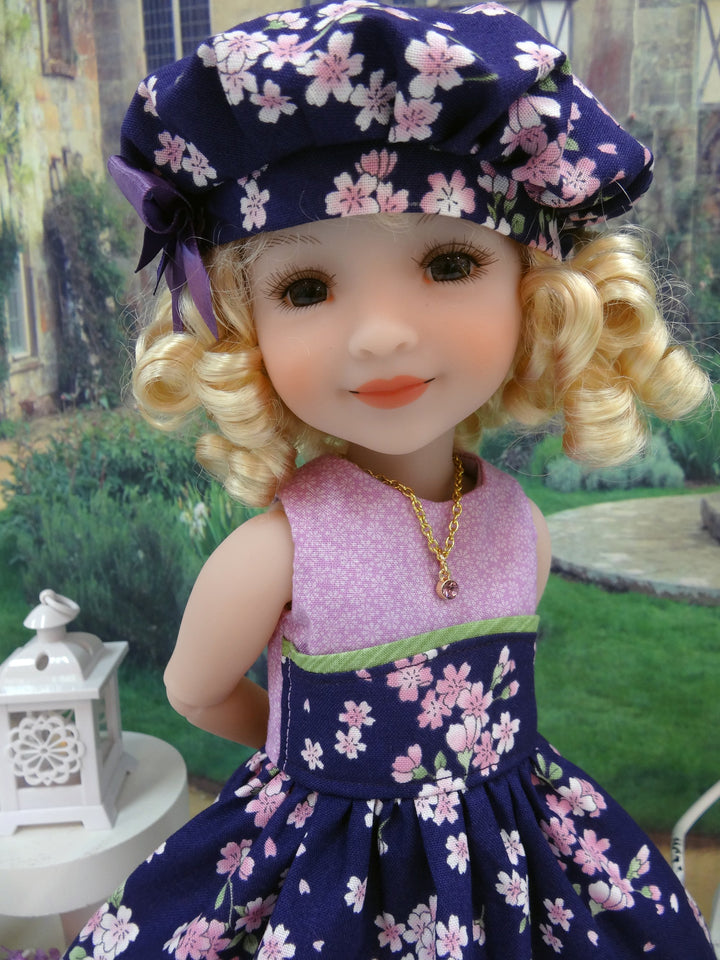 Purple Blossoms - dress for Ruby Red Fashion Friends doll