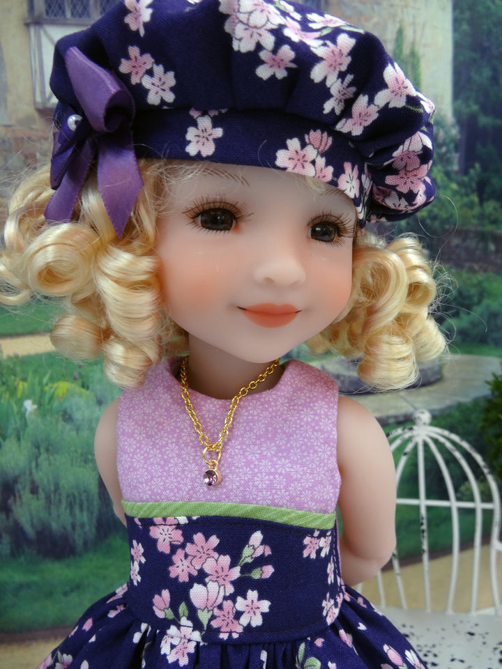 Purple Blossoms - dress for Ruby Red Fashion Friends doll