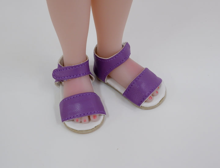 Snap Sandals - Purple