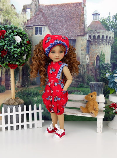 Raggedy Ann & Andy - romper with shoes for Ruby Red Fashion Friends doll