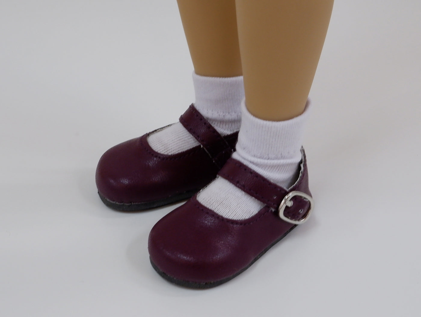 FACTORY SECONDS Simple Mary Jane Shoes - Raisin