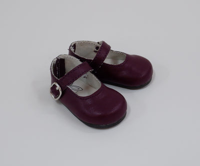 Simple Mary Jane Shoes - Raisin