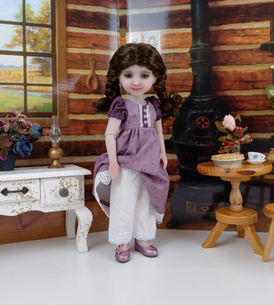 Regal Thistle - dress & cloak with shoes for Ruby Red Fashion Friends doll