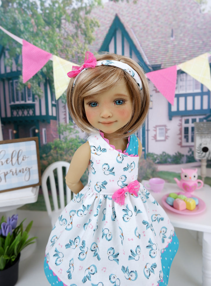 Robin's Tune - dress and shoes ensemble for Ruby Red Fashion Friends doll
