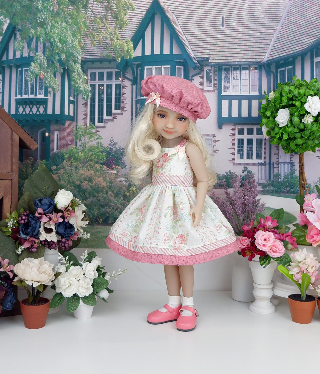 Rose Brilliance - dress with shoes for Ruby Red Fashion Friends doll