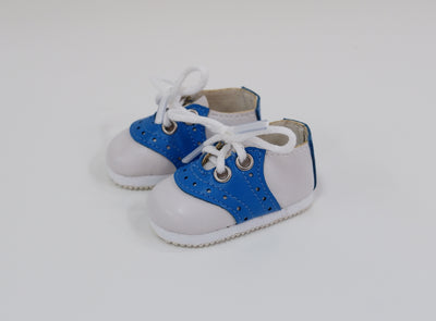 Saddle Shoes - Royal Blue & White
