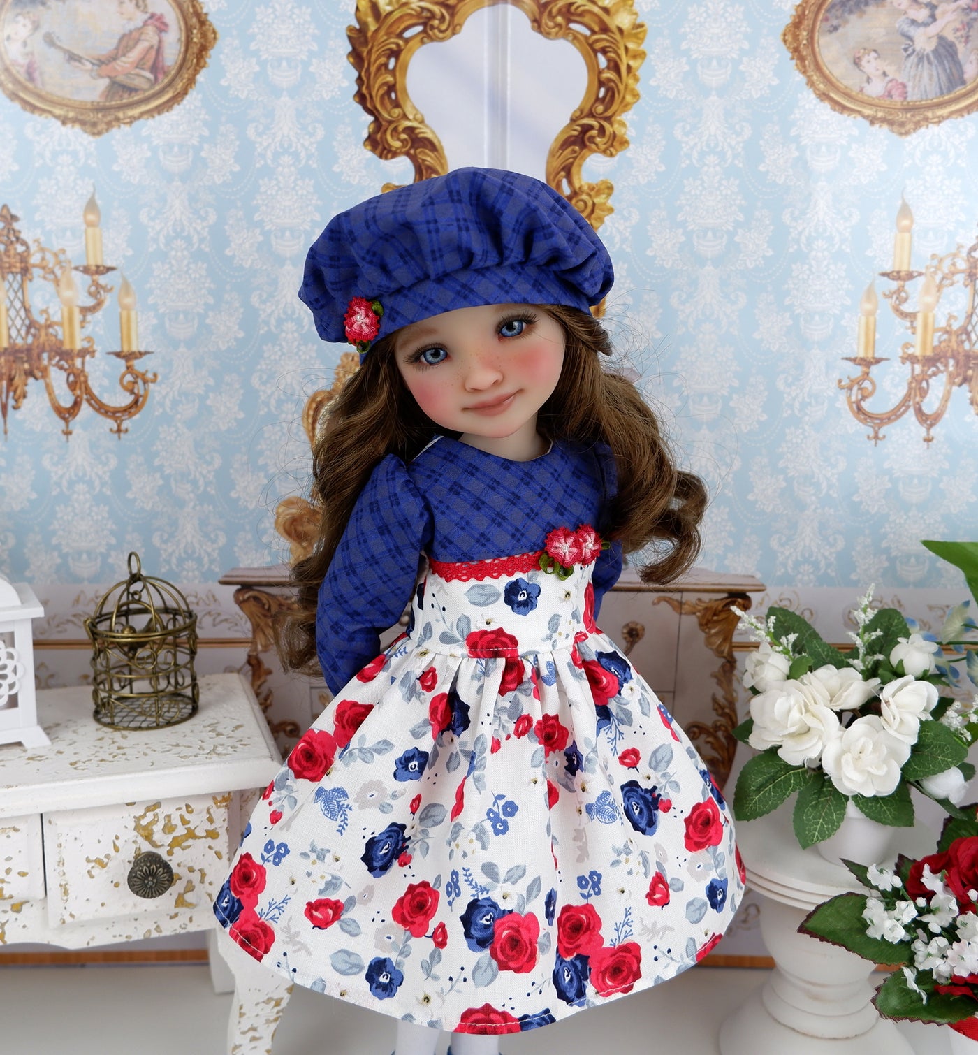 Royal Roses - dress with shoes for Ruby Red Fashion Friends doll