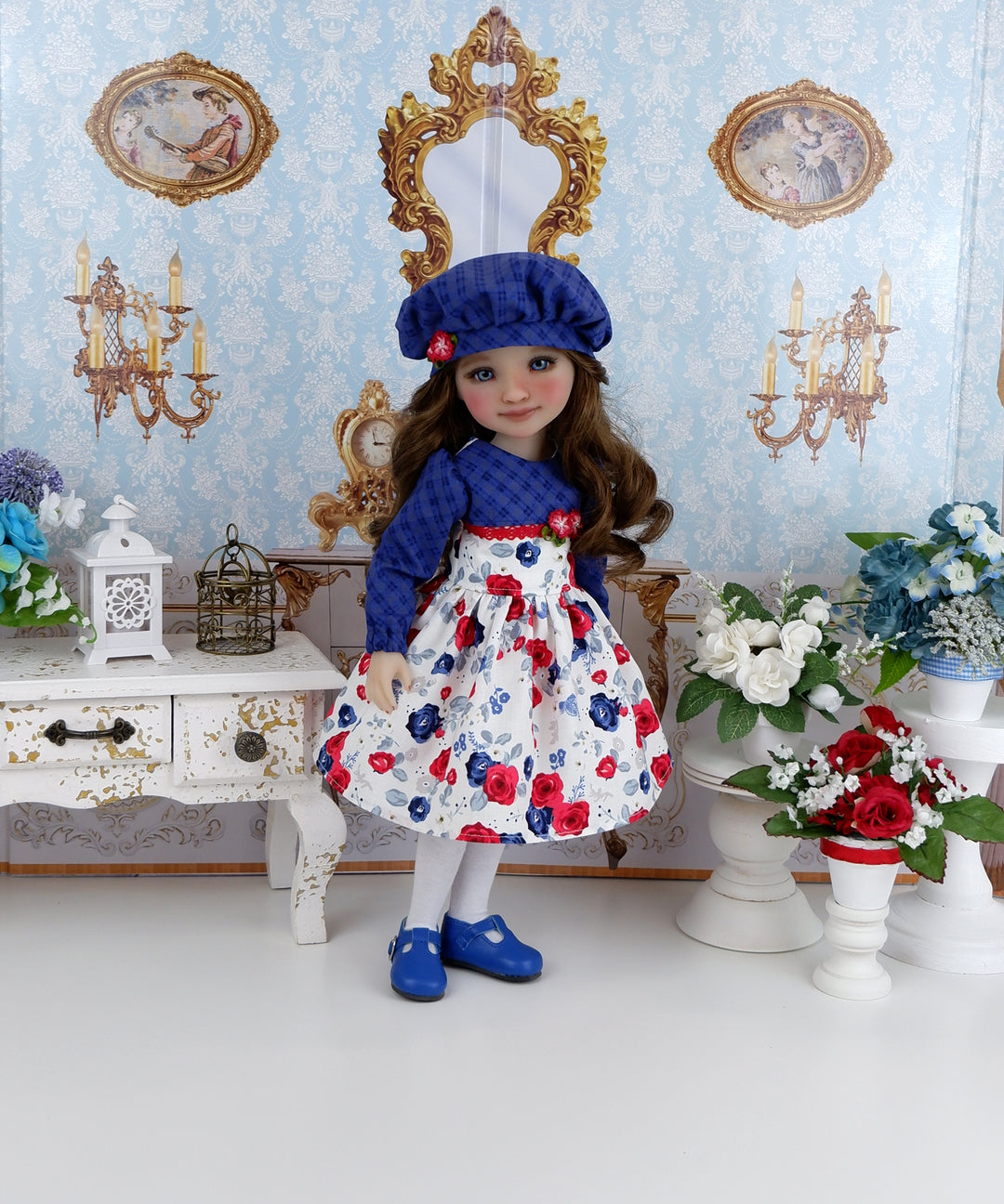 Royal Roses - dress with shoes for Ruby Red Fashion Friends doll