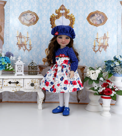 Royal Roses - dress with shoes for Ruby Red Fashion Friends doll