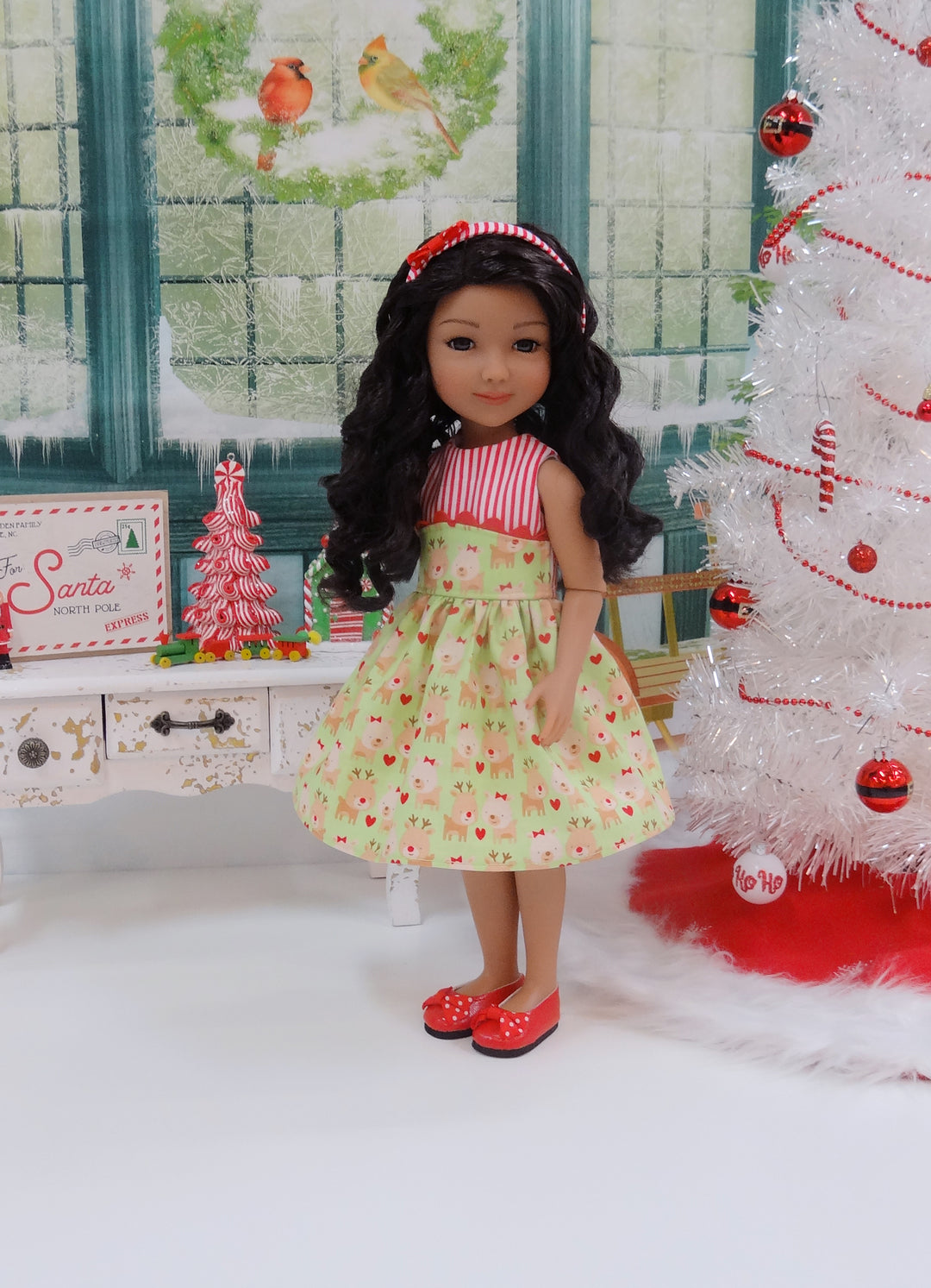 Rudolph & Clarice - dress for Ruby Red Fashion Friends doll