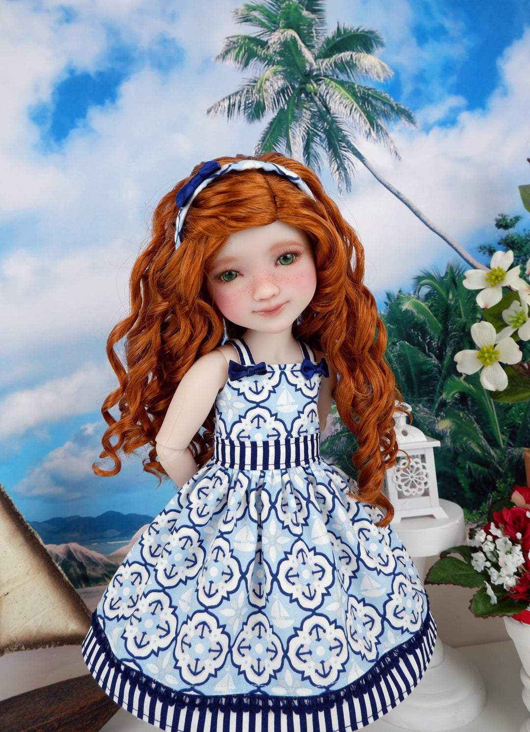 Sail Along - dress with shoes for Ruby Red Fashion Friends doll