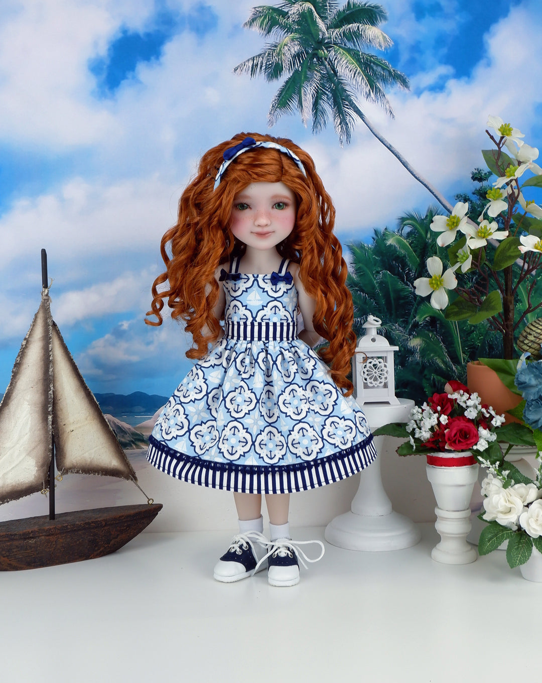 Sail Along - dress with shoes for Ruby Red Fashion Friends doll