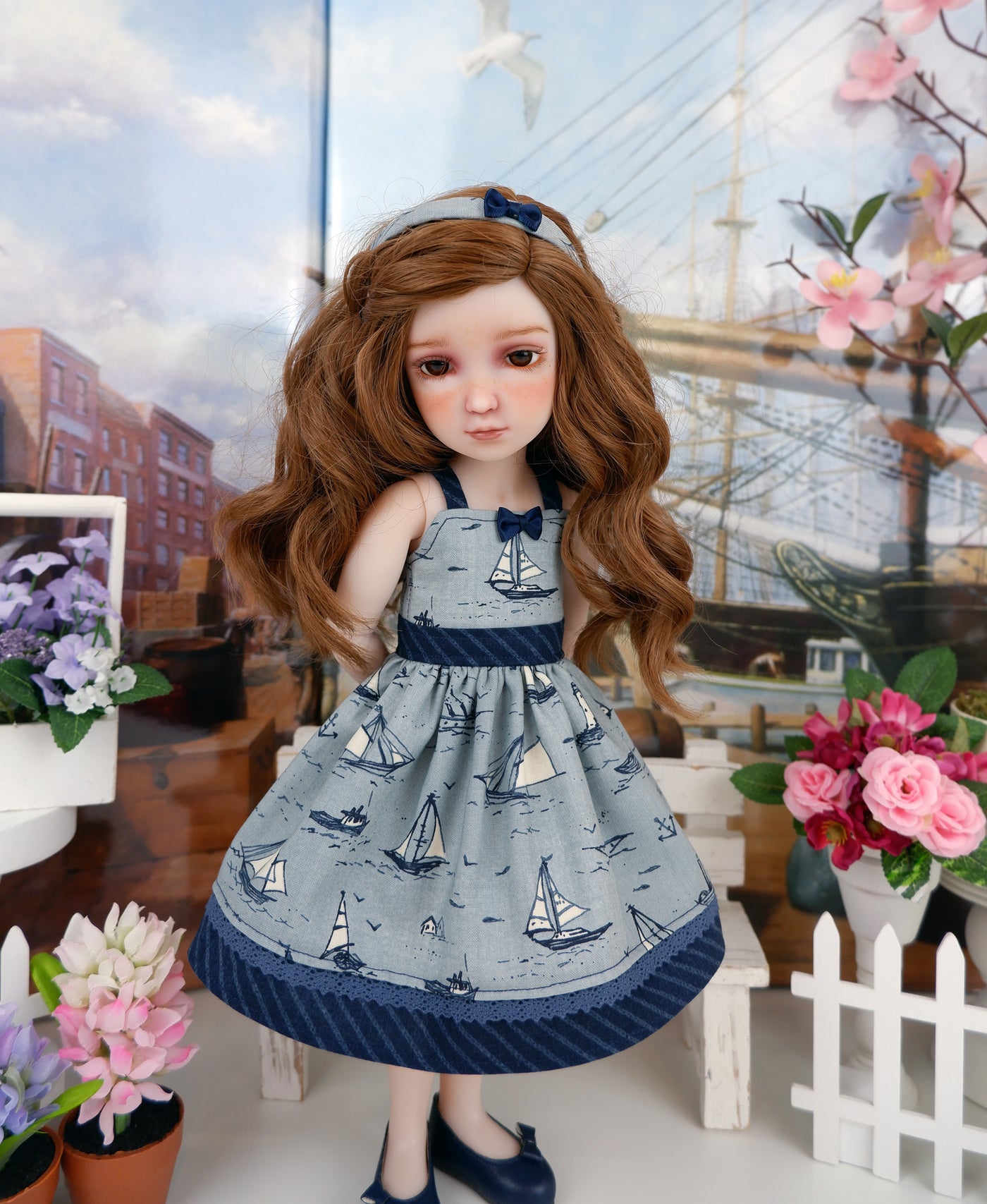 Sail the Seas - dress with shoes for Ruby Red Fashion Friends doll
