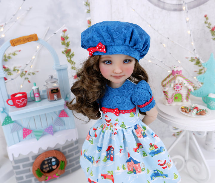 Santa's Village - dress and shoes for Ruby Red Fashion Friends doll