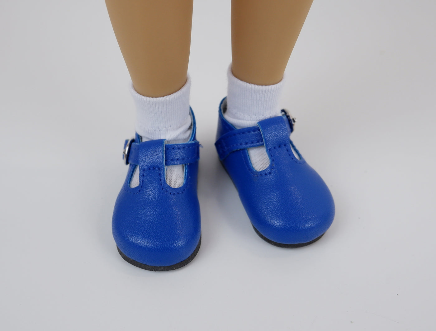 FACTORY SECONDS Tstrap Dress Shoes Sapphire Blue Cottontail Doll