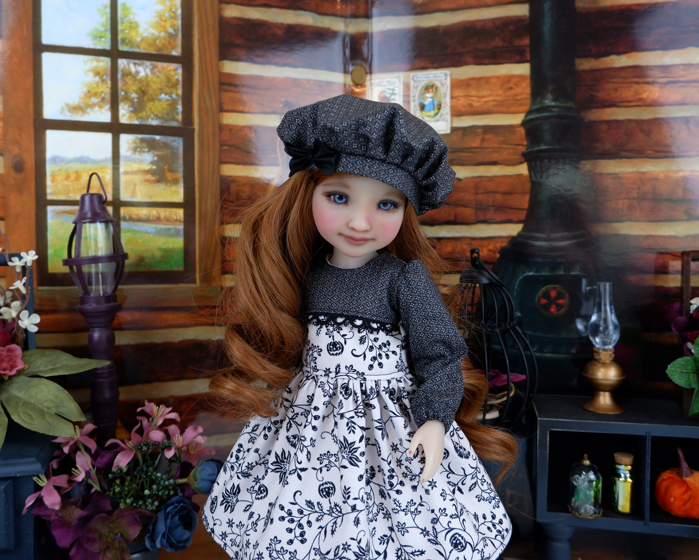 Scary Swirls - dress and shoes for Ruby Red Fashion Friends doll