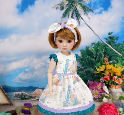 Sealife - dress with shoes for Ruby Red Fashion Friends doll