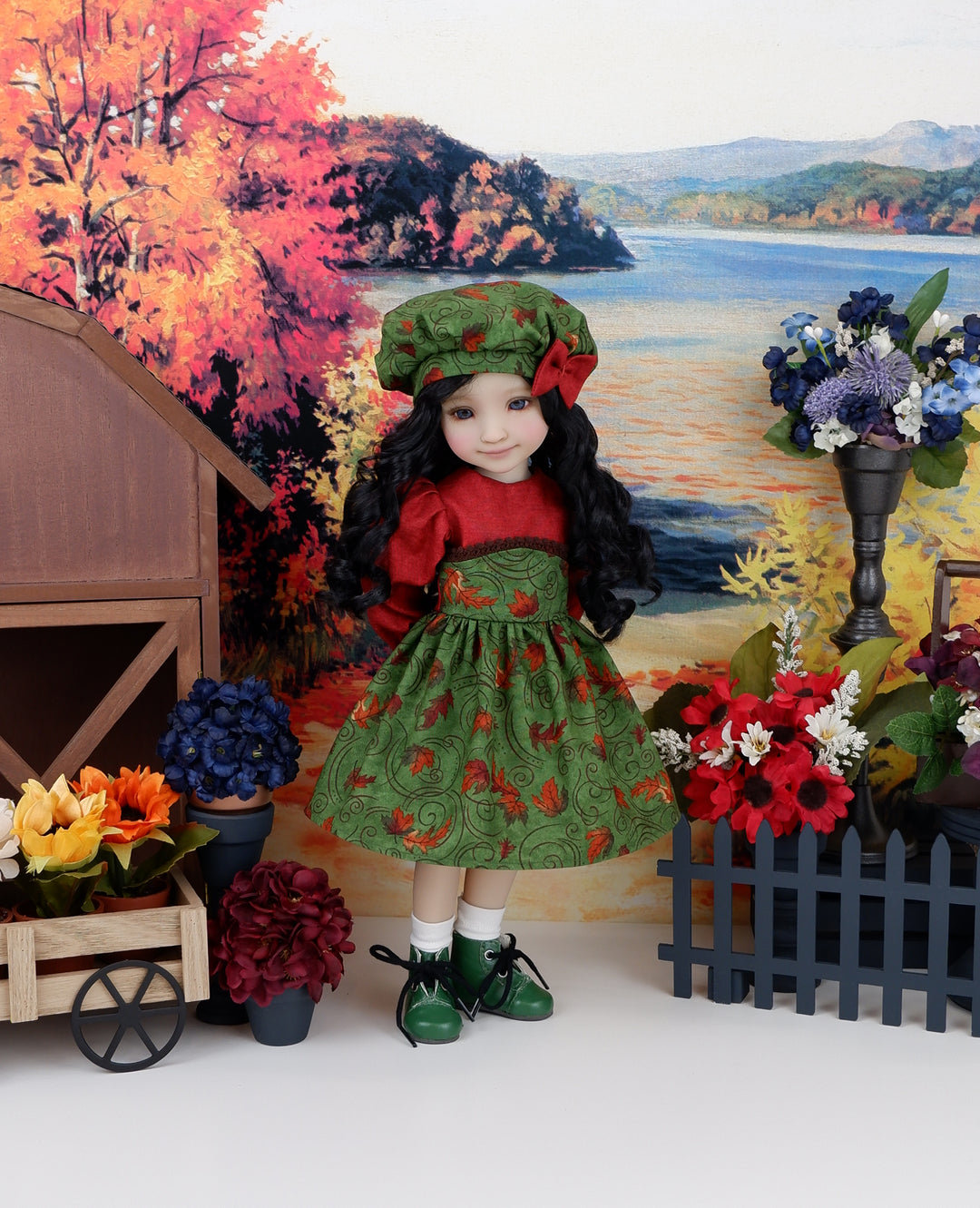 Seasonal Winds - dress with boots for Ruby Red Fashion Friends doll