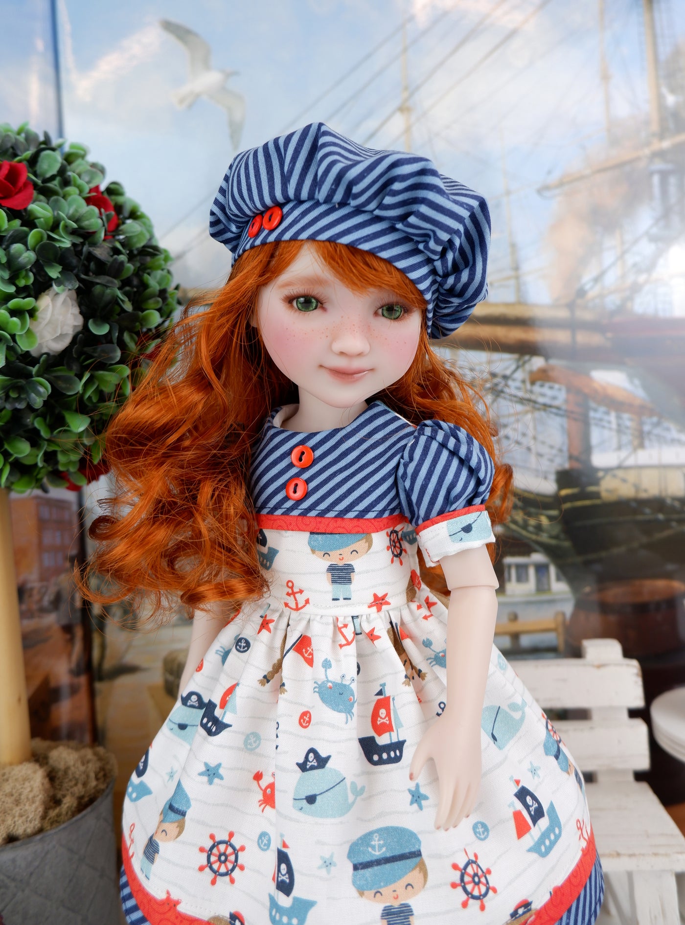 Seven Seas - dress and shoes for Ruby Red Fashion Friends doll