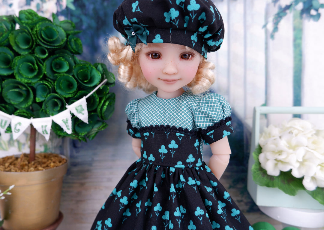 Shamrock Sweetie - dress and shoes for Ruby Red Fashion Friends doll