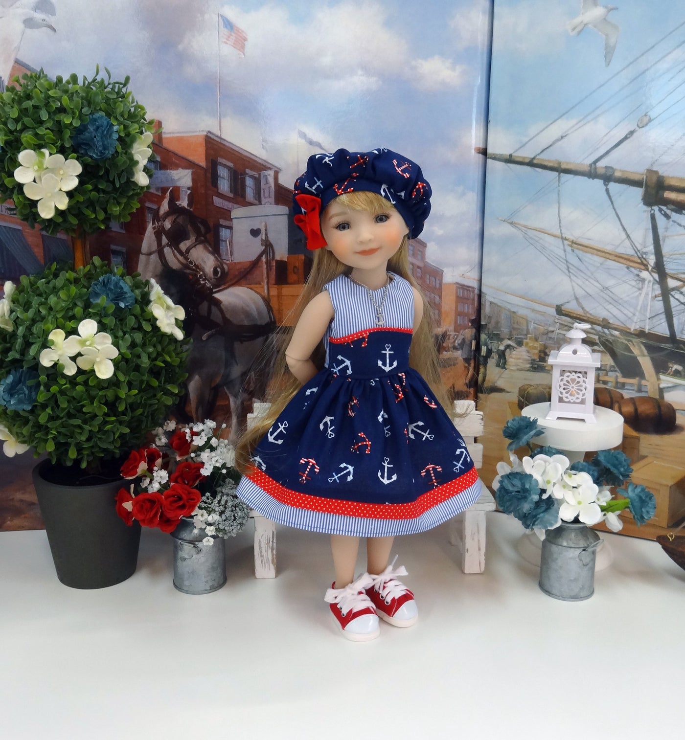 Ship Ahoy - dress for Ruby Red Fashion Friends doll