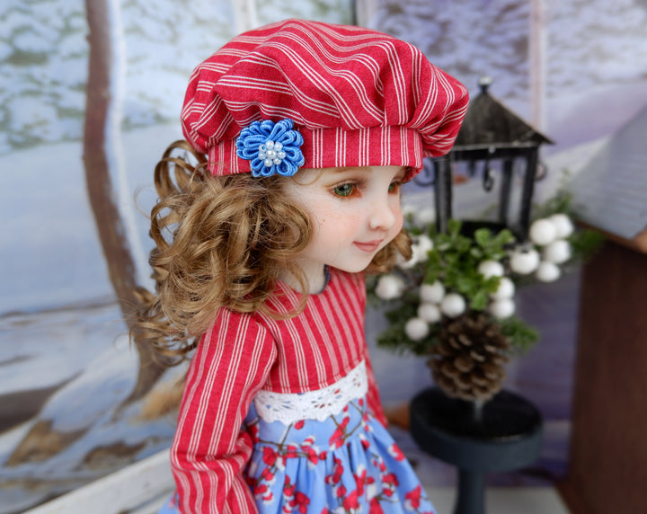 Snow Berries - dress and shoes for Ruby Red Fashion Friends doll