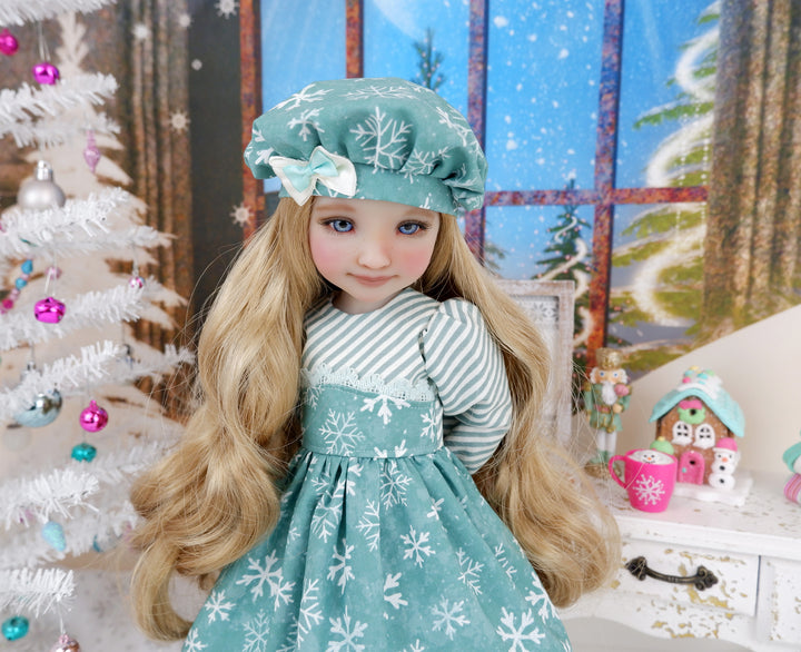 Snow Flurries - dress with shoes for Ruby Red Fashion Friends doll