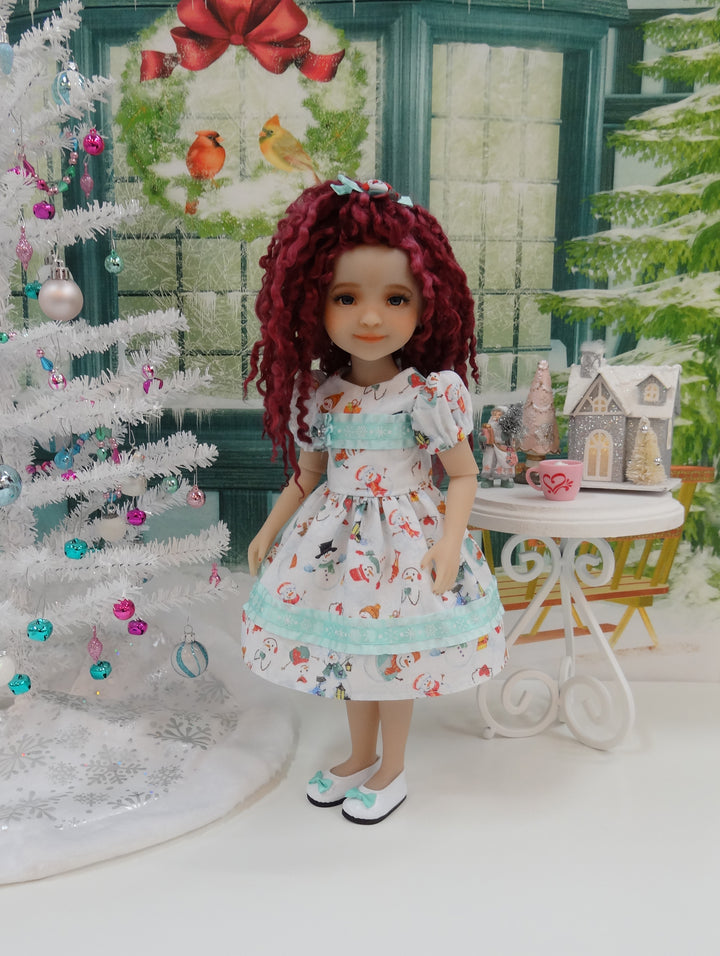 Snowman Family - dress with shoes for Ruby Red Fashion Friends doll