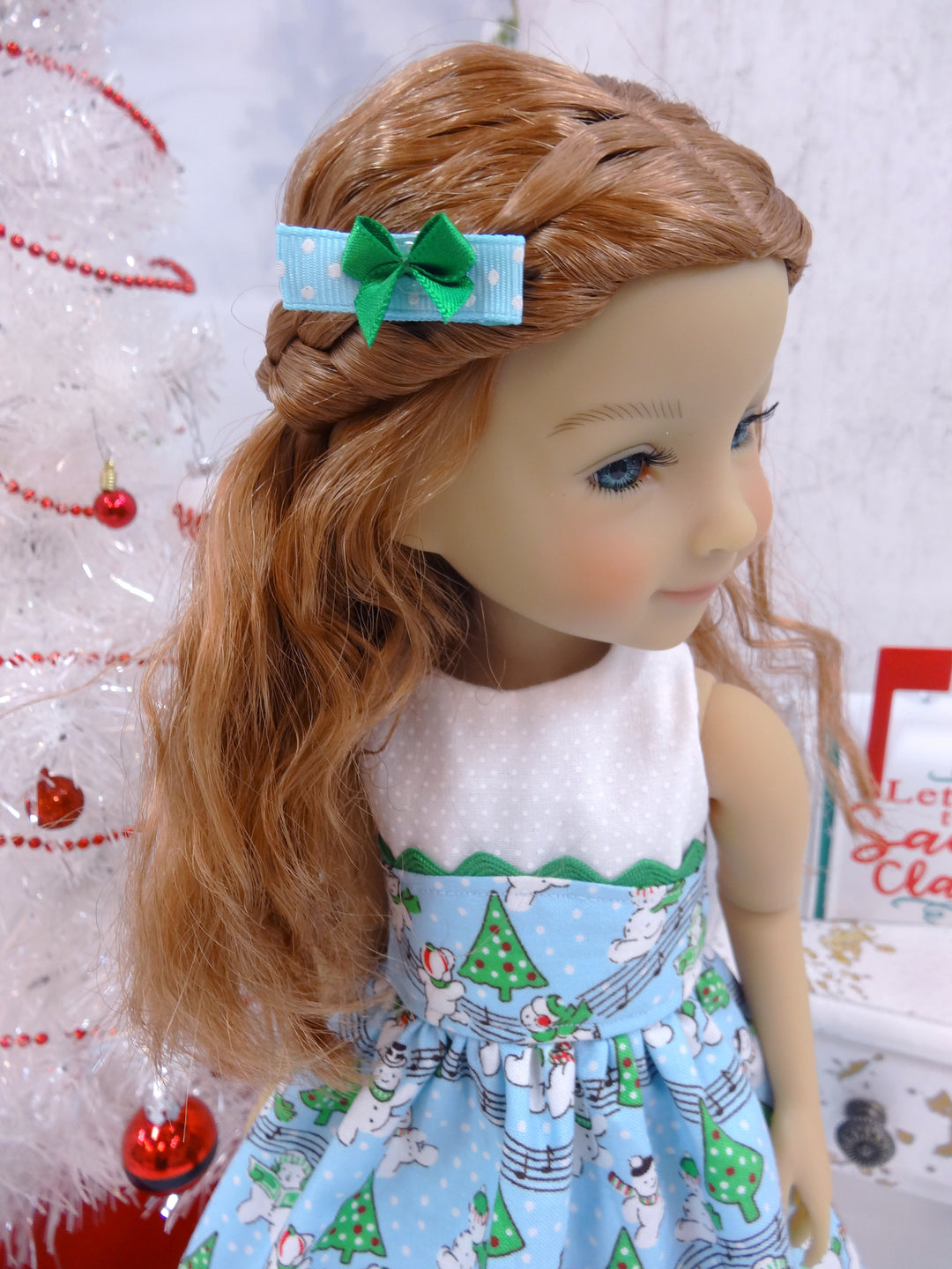Snowman's Tune - dress with shoes for Ruby Red Fashion Friends doll