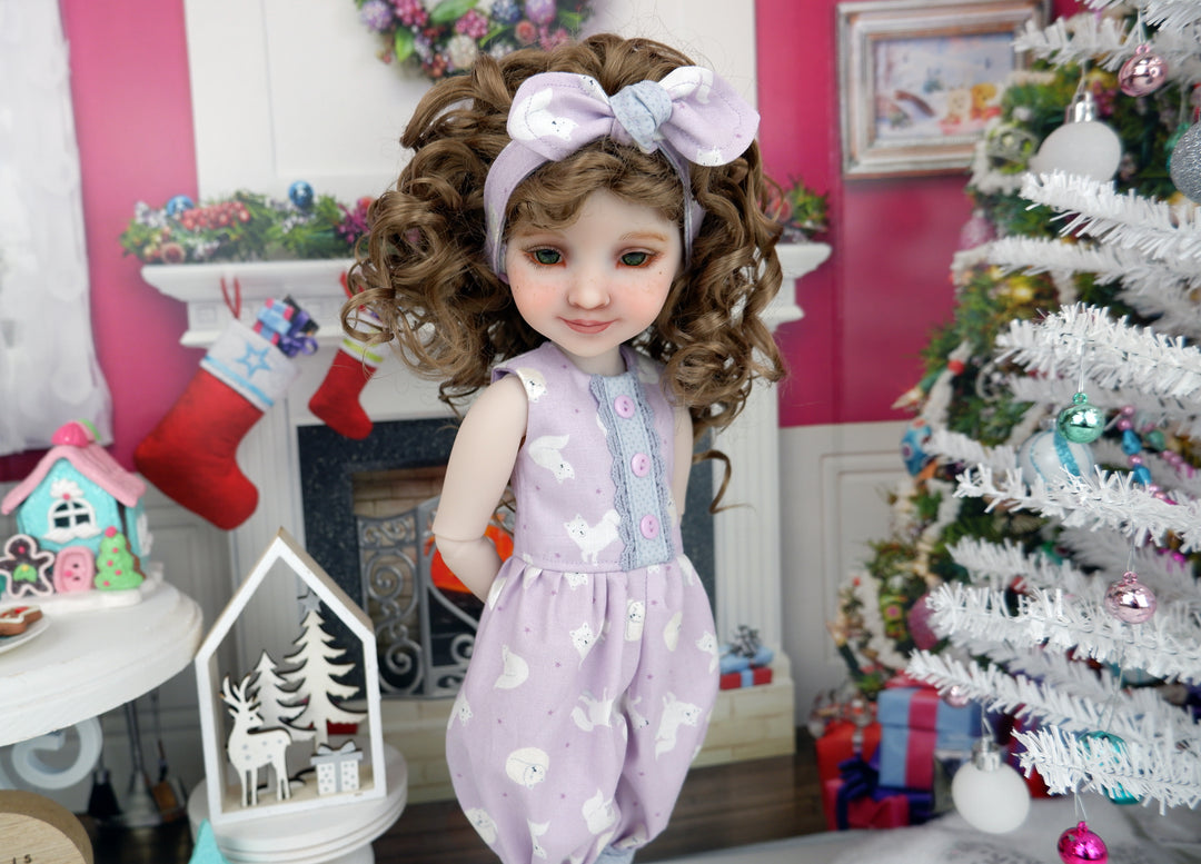 Snowy Fox - romper with boots for Ruby Red Fashion Friends doll