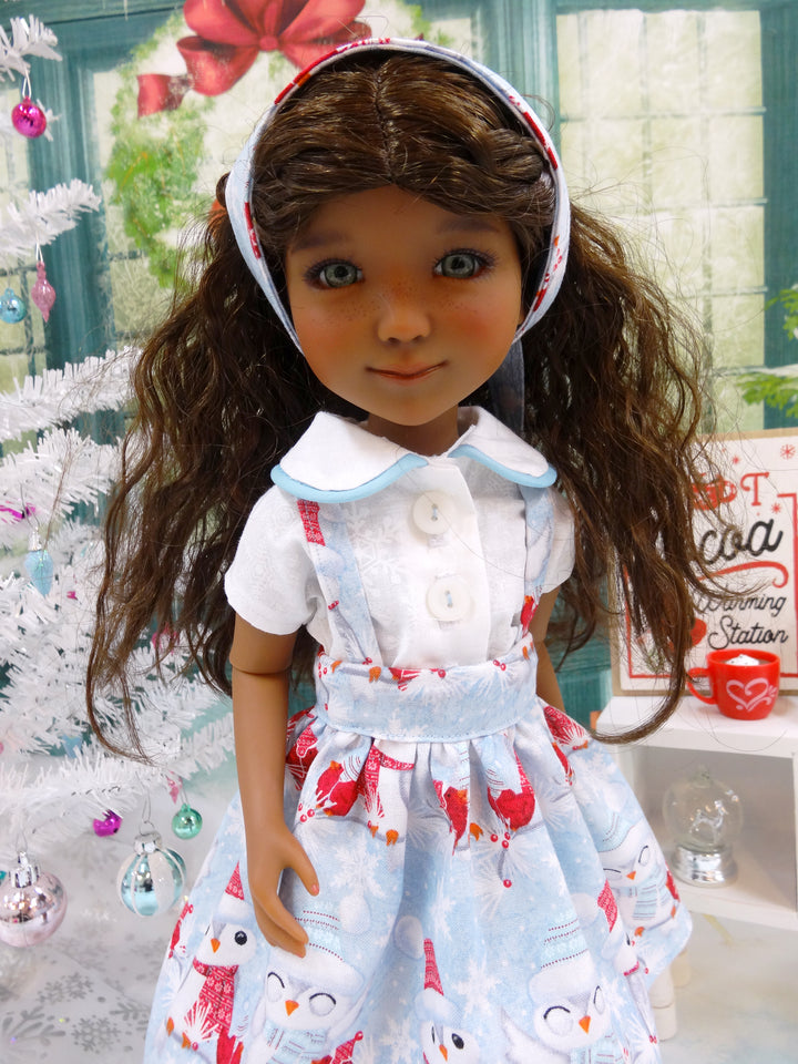 Snowy Owls - blouse & jumper for Ruby Red Fashion Friends doll