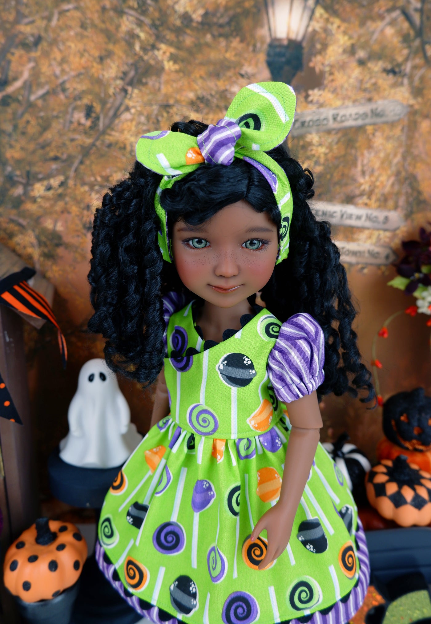 Spooktacular Sweets - dress with boots for Ruby Red Fashion Friends doll