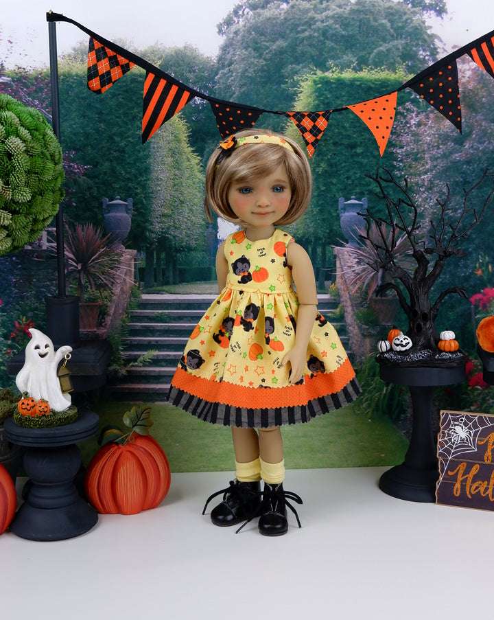 Spooky Kitty - dress with boots for Ruby Red Fashion Friends doll