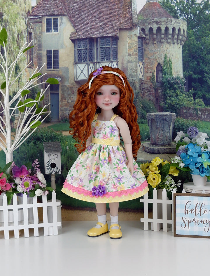 Spring Butterfly - dress with shoes for Ruby Red Fashion Friends doll