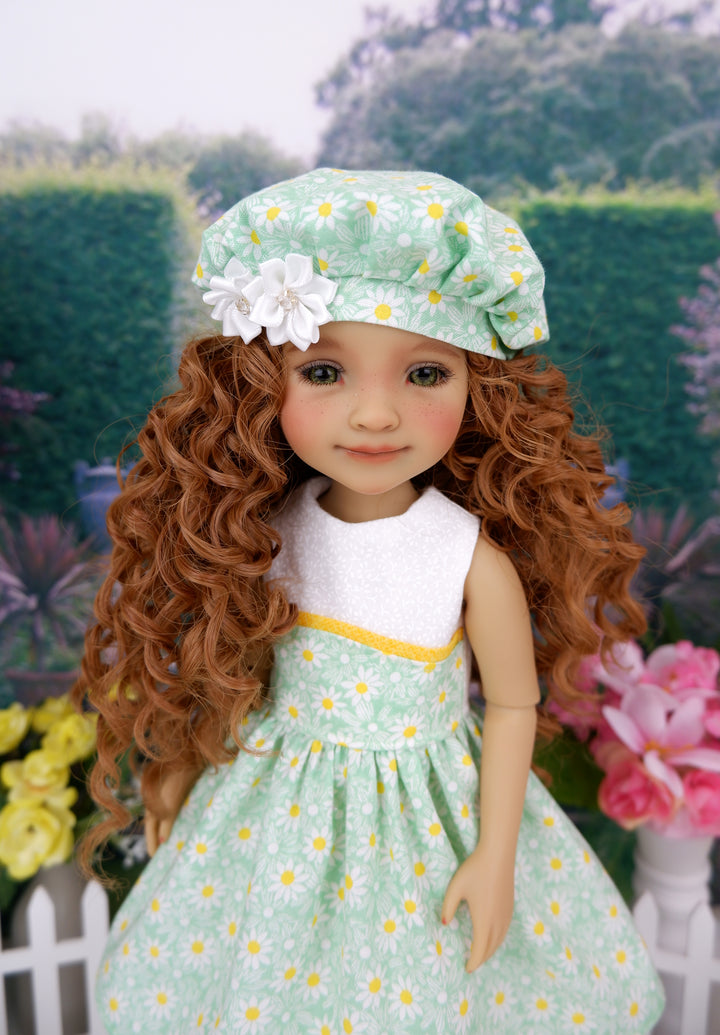 Spring Daisy - dress and shoes for Ruby Red Fashion Friends doll