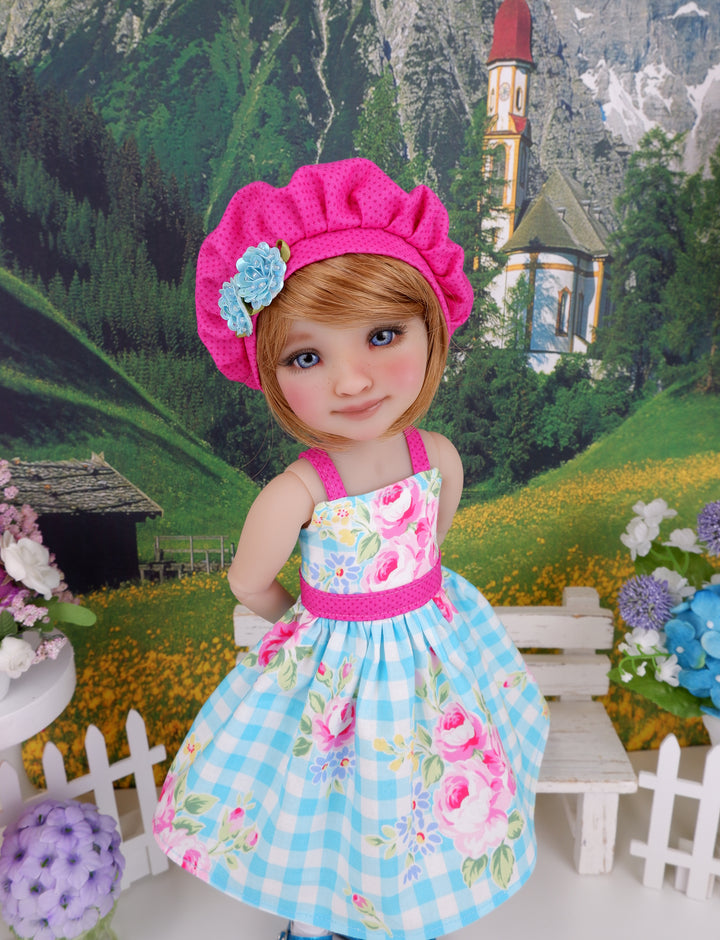 Spring Picnic - dress & jacket with shoes for Ruby Red Fashion Friends doll