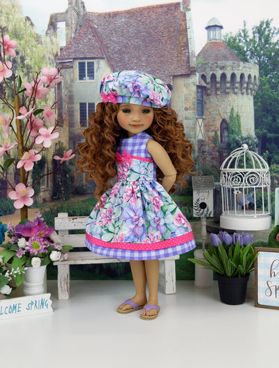 Spring Succulents - dress with shoes for Ruby Red Fashion Friends doll