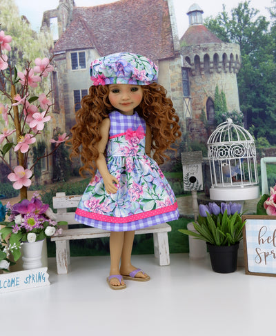 Spring Succulents - dress with shoes for Ruby Red Fashion Friends doll