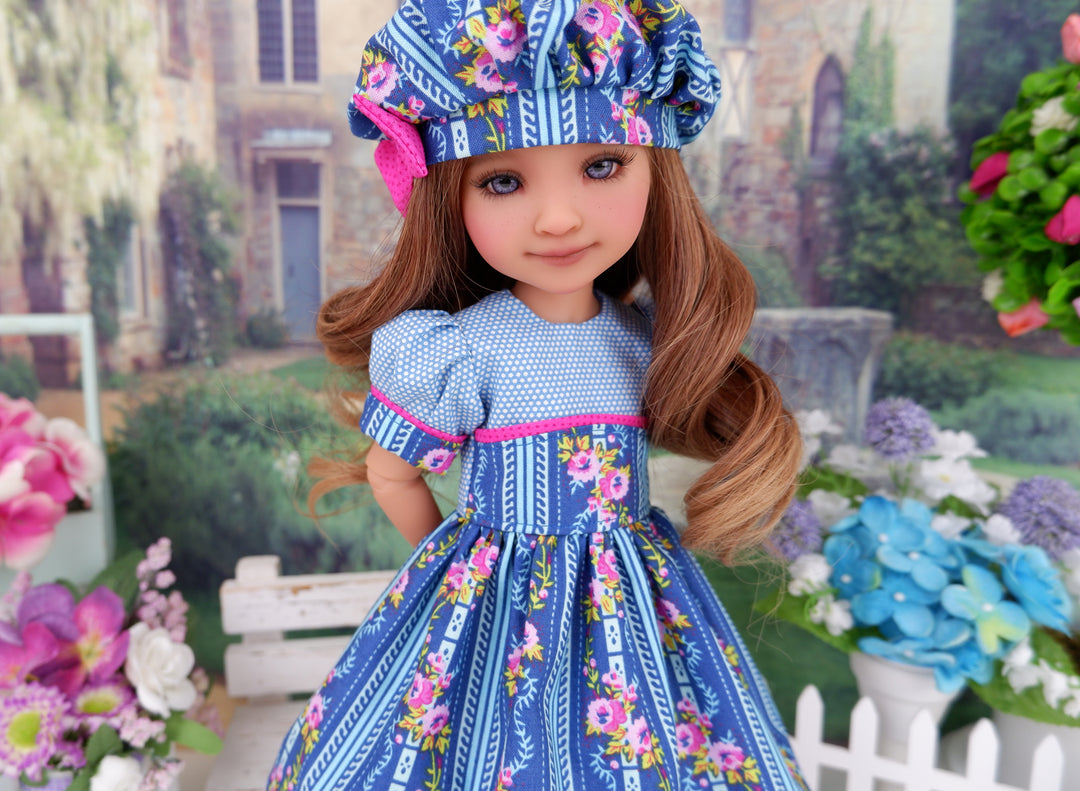 Spring Trellis - dress and shoes for Ruby Red Fashion Friends doll