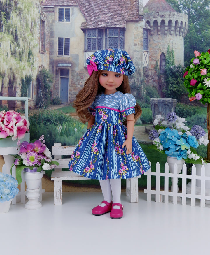 Spring Trellis - dress and shoes for Ruby Red Fashion Friends doll