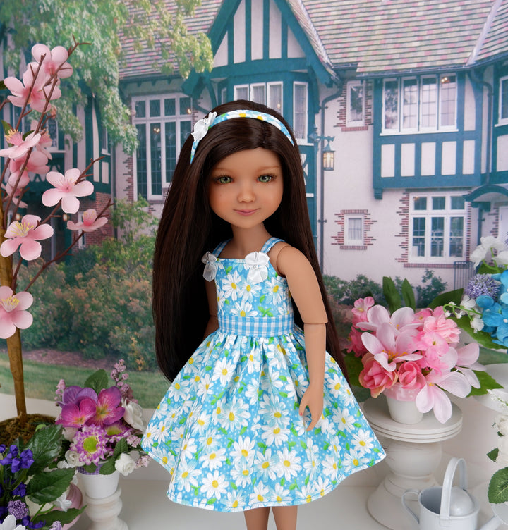 Springtime Daisy - dress with shoes for Ruby Red Fashion Friends doll