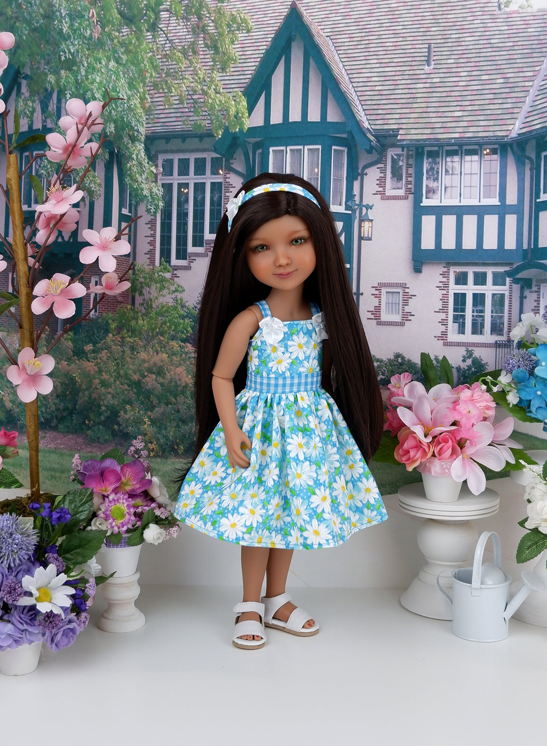 Springtime Daisy - dress with shoes for Ruby Red Fashion Friends doll