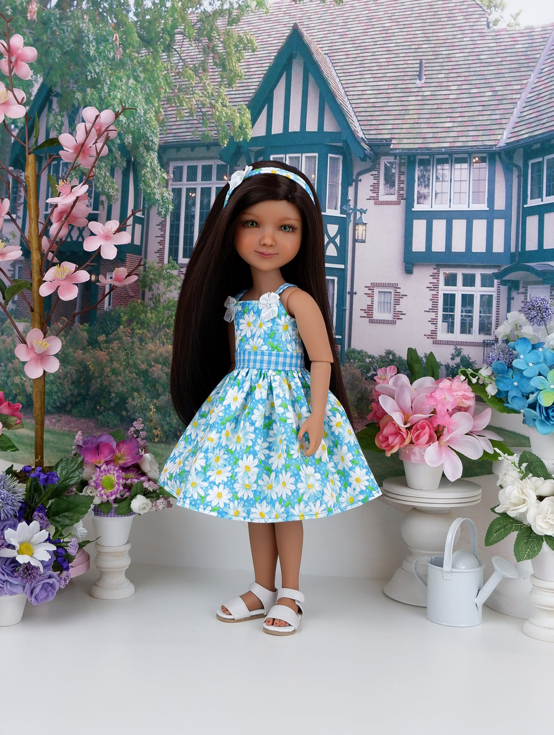 Springtime Daisy - dress with shoes for Ruby Red Fashion Friends doll